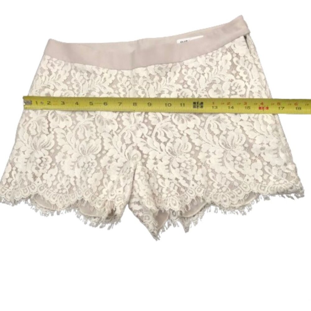 Club Monaco Floral Lace Shorts in White Size 0 - Picture 13 of 15